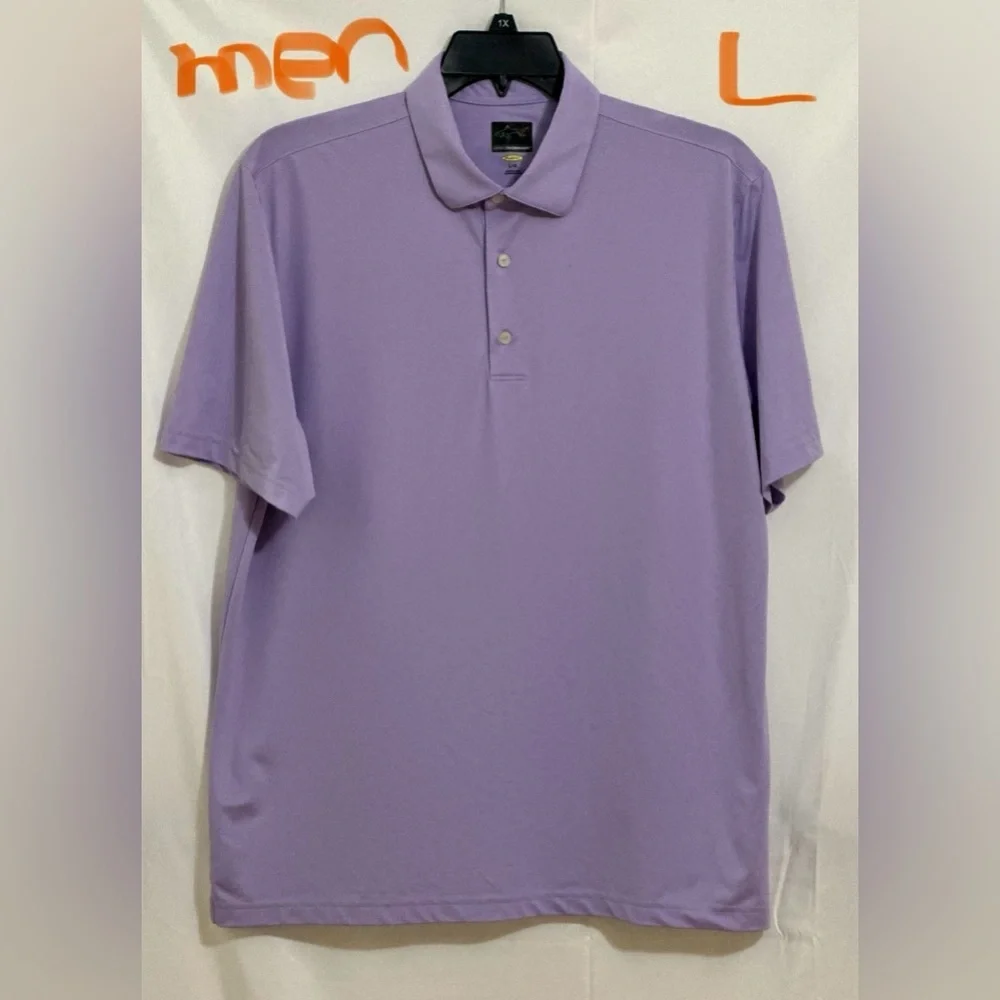 MENS PURPLE GREG NORMAN GOLF ⛳️ POLO